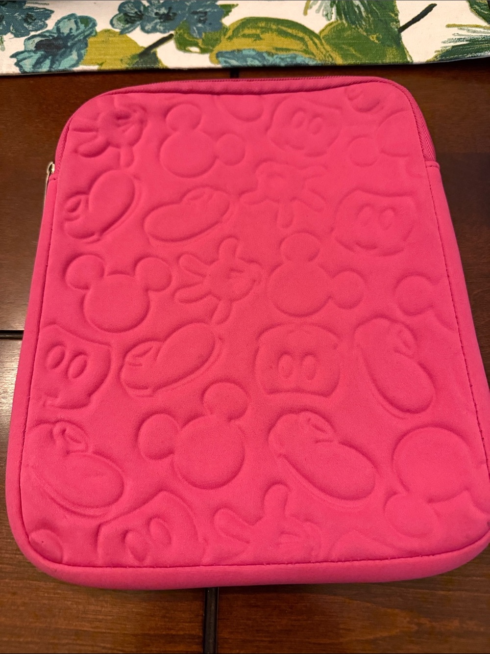 Disney Hot Pink Embossed Tablet Sleeve